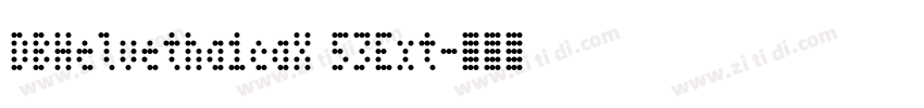 DBHelvethaicaX 53Ext字体转换
